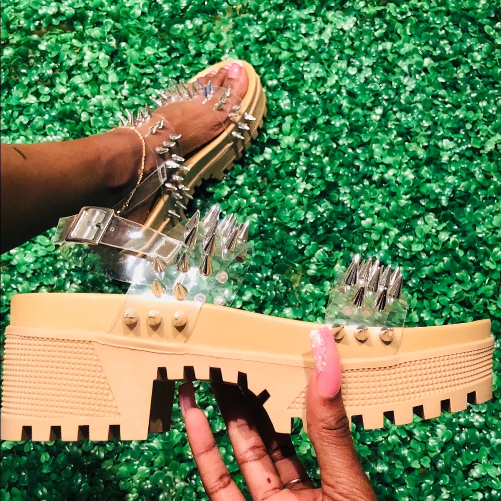 Spike Platform Sandal